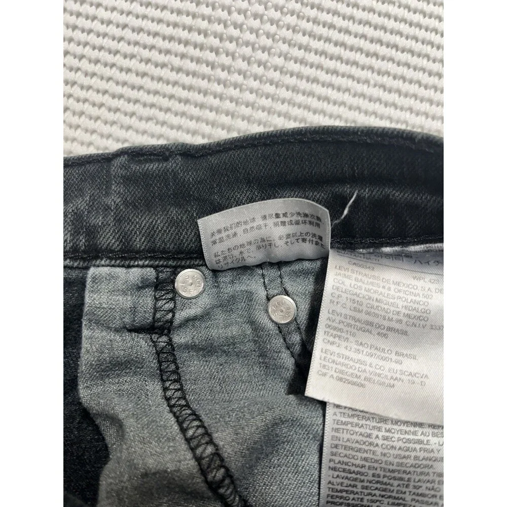 Levi’s 511 Men’s 34x34 Black Wash Denim Slim Fit Straight Leg